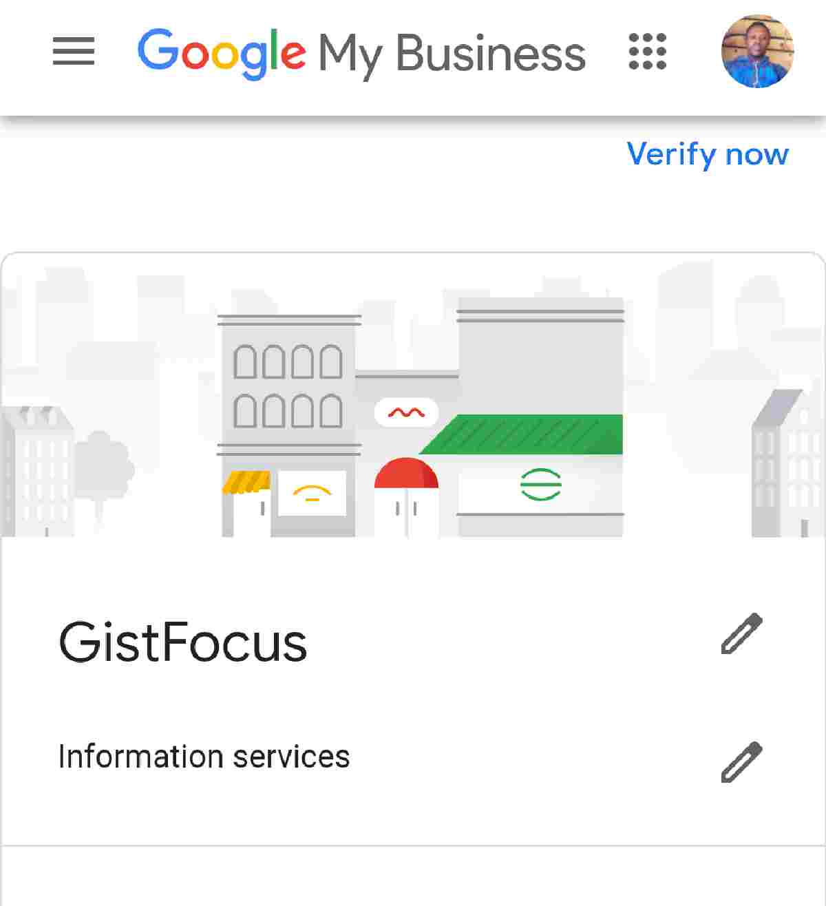 How to update Google my business listing
